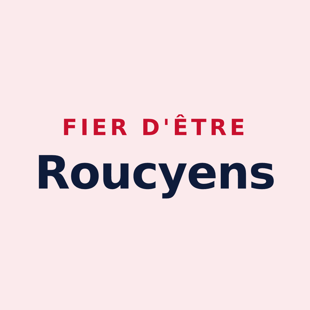 Magnet « Fier d'être Roucyens » — design pour Roucy