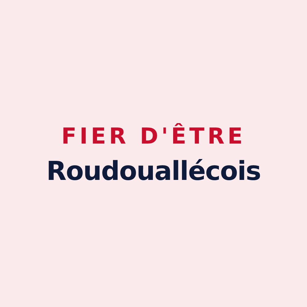 Magnet « Fier d'être Roudouallécois » — design pour Roudouallec