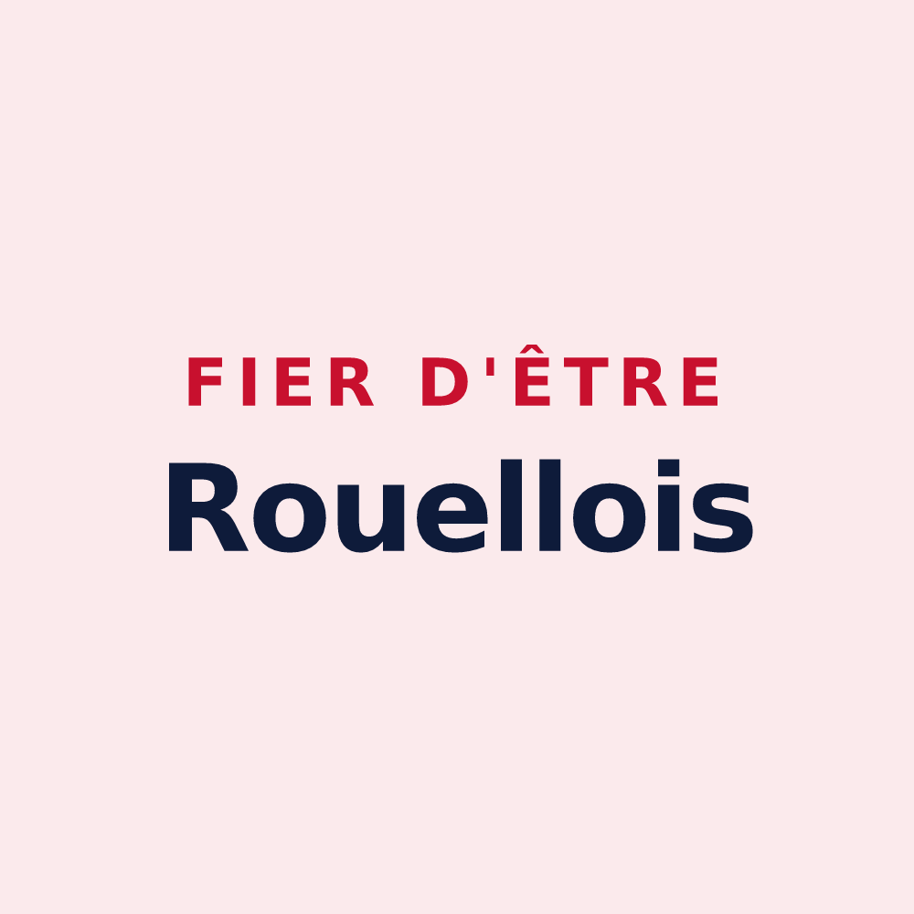 Magnet « Fier d'être Rouellois » — design pour Rouelles