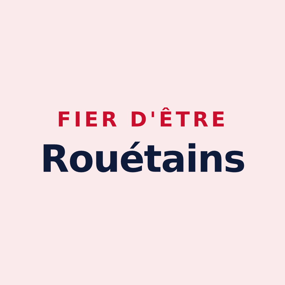 Magnet « Fier d'être Rouétains » — design pour Rouet