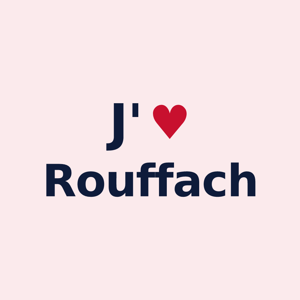 Magnet personnalisé Rouffach — design J'aime Rouffach