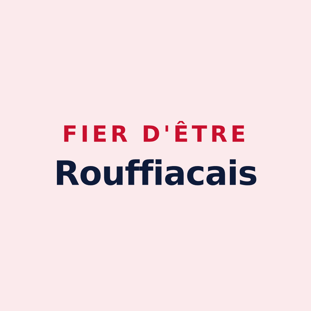 Magnet « Fier d'être Rouffiacais » — design pour Rouffiac