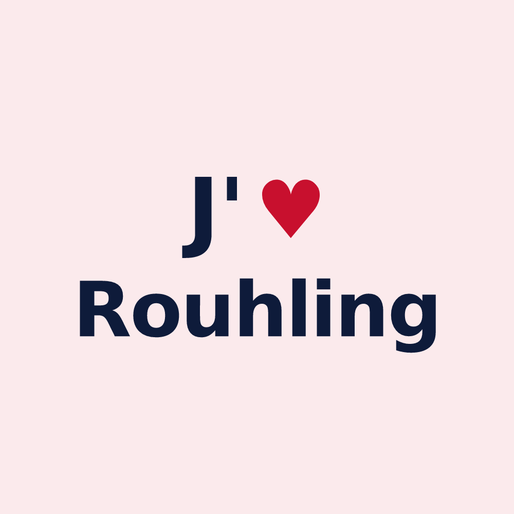 Magnet personnalisé Rouhling — design J'aime Rouhling