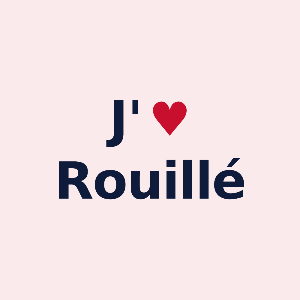 Magnet personnalisé Rouillé — design J'aime Rouillé