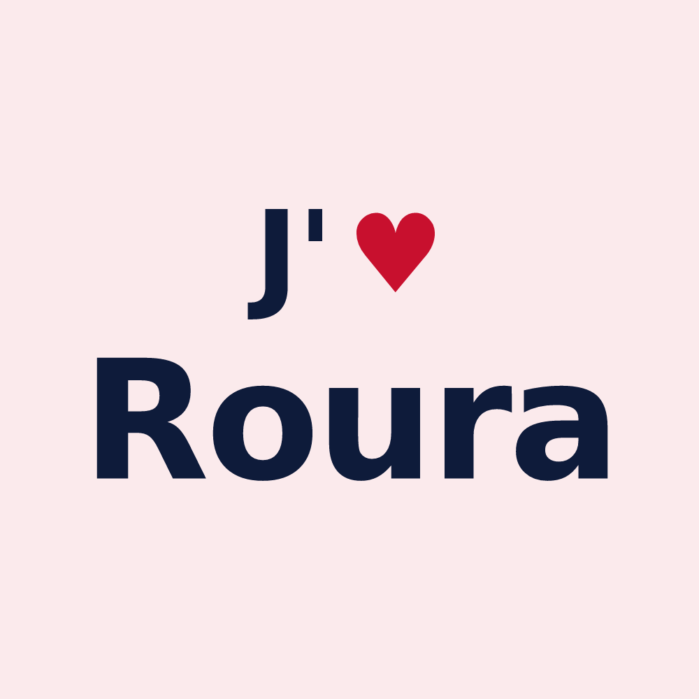 Magnet personnalisé Roura — design J'aime Roura