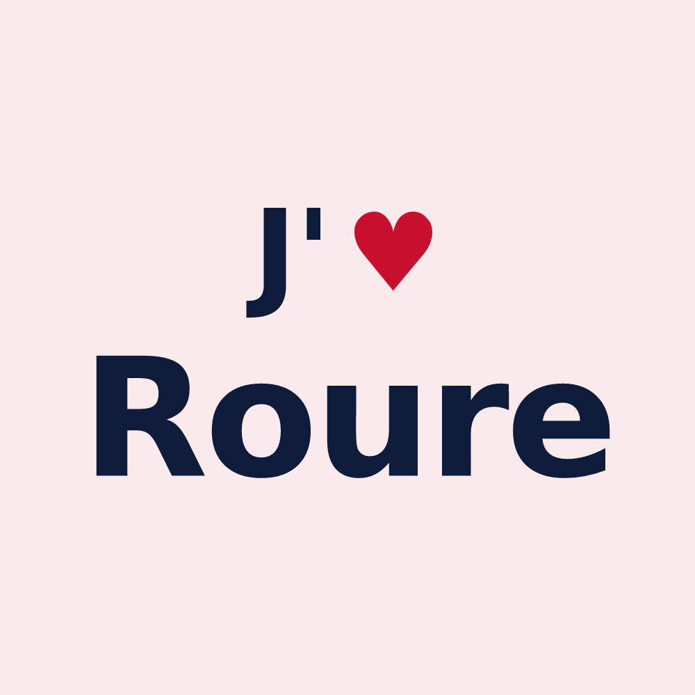 Magnet personnalisé Roure — design J'aime Roure