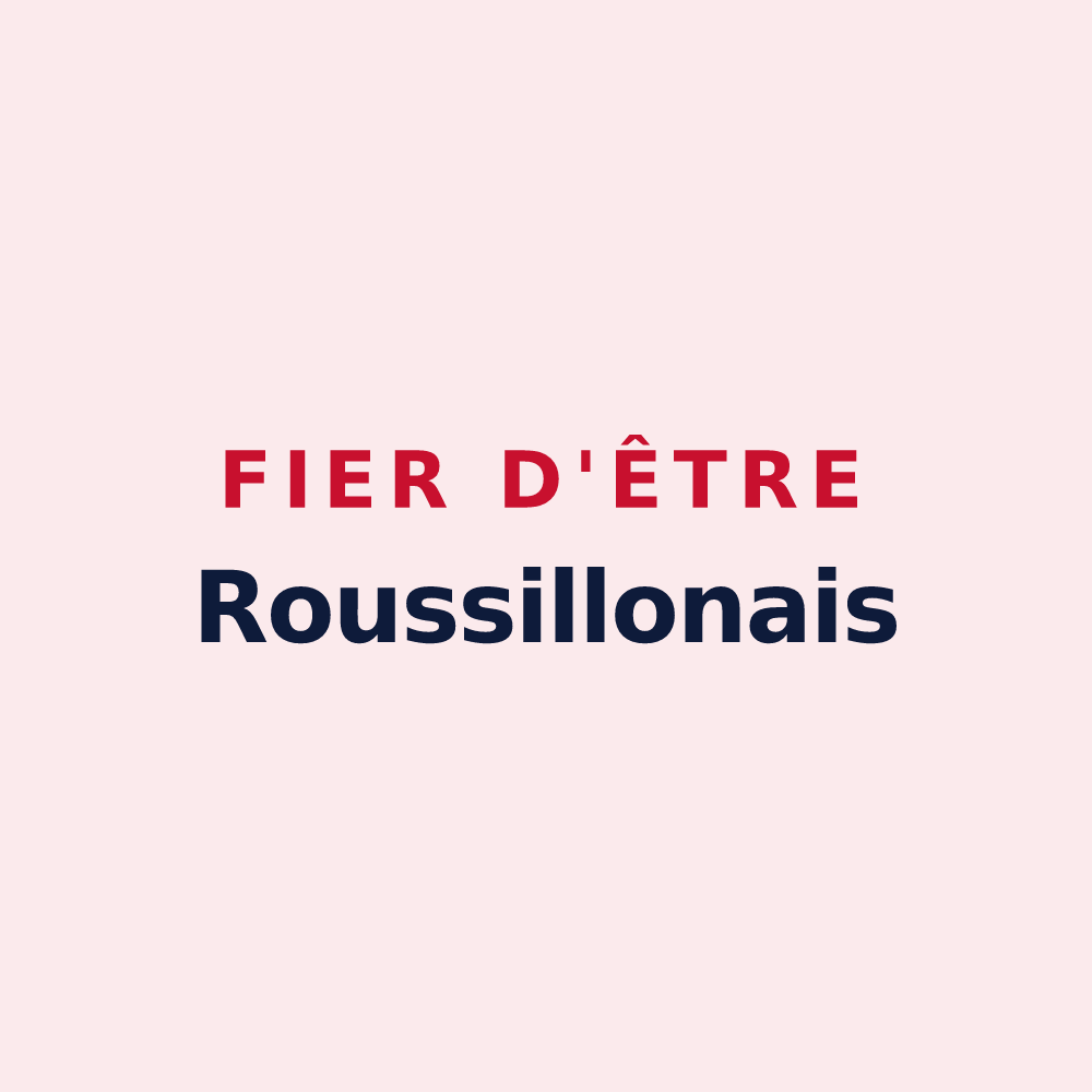 Magnet « Fier d'être Roussillonais » — design pour Roussillon