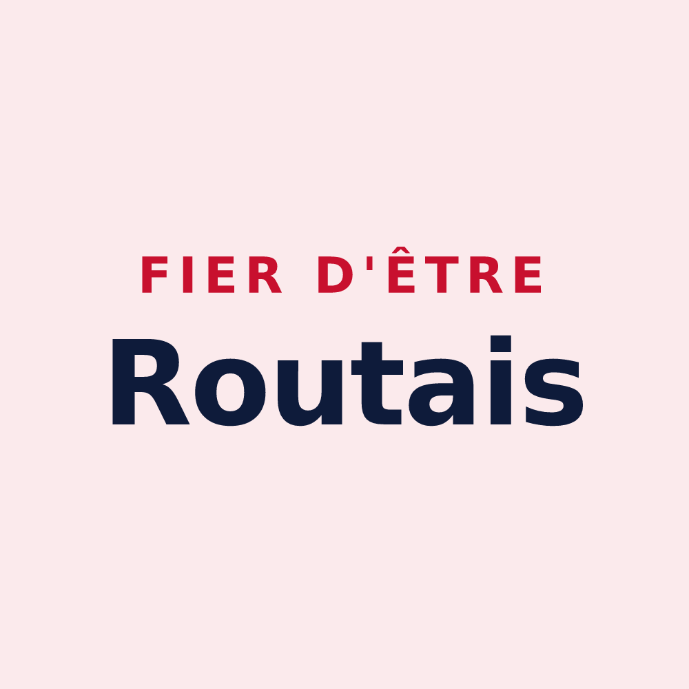 Magnet « Fier d'être Routais » — design pour Routes