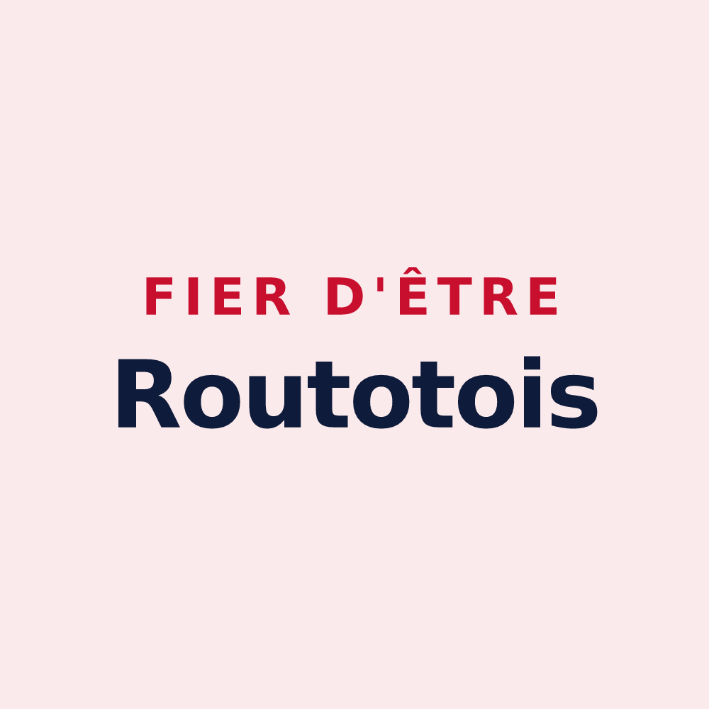Magnet « Fier d'être Routotois » — design pour Routot