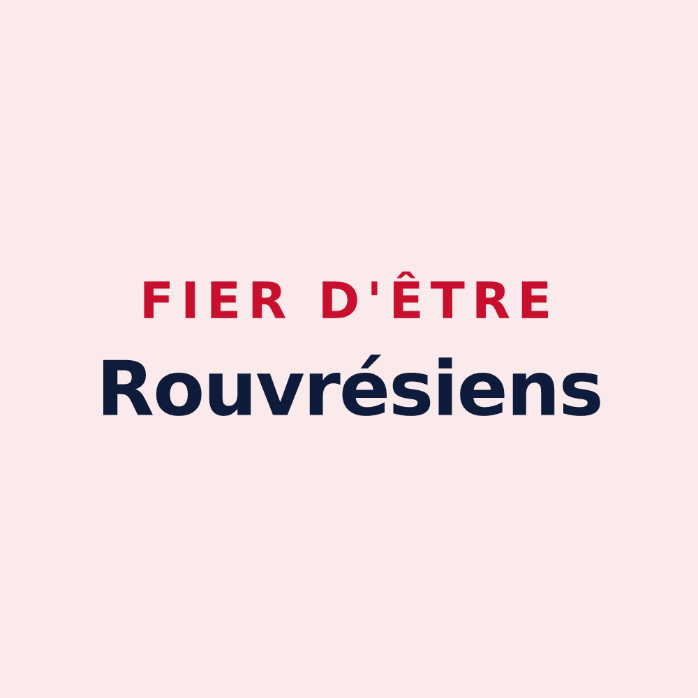 Magnet « Fier d'être Rouvrésiens » — design pour Rouvres