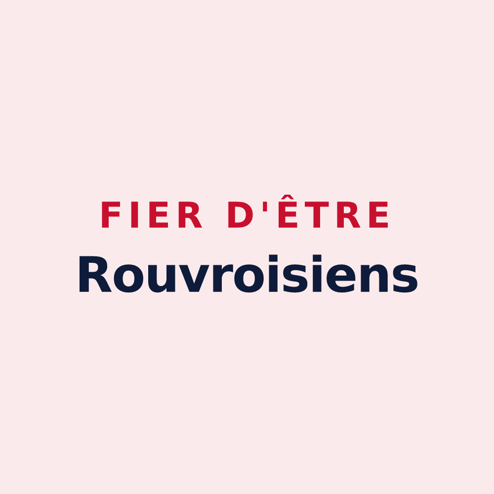 Magnet « Fier d'être Rouvroisiens » — design pour Rouvroy