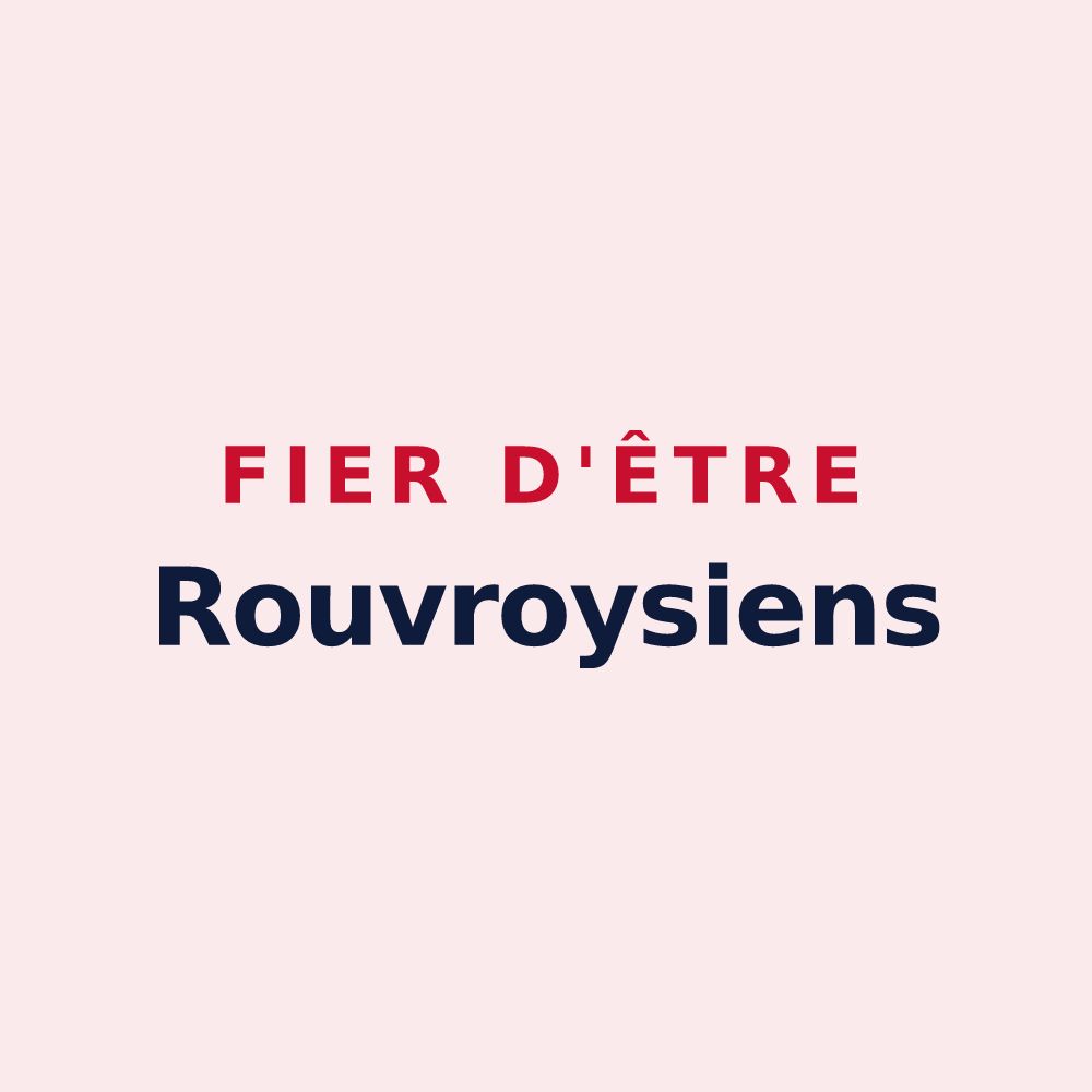 Magnet « Fier d'être Rouvroysiens » — design pour Rouvroy-les-Merles