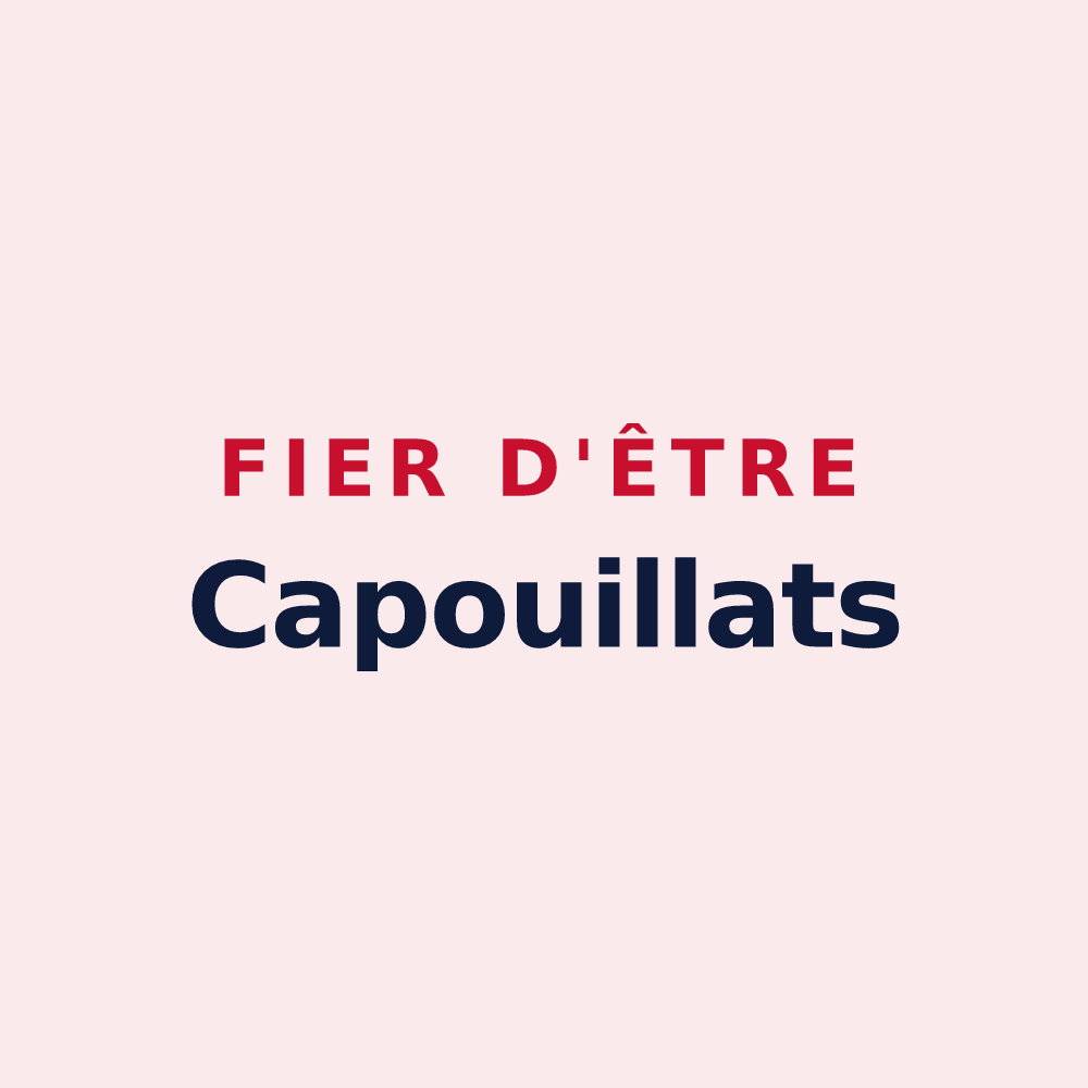 Magnet « Fier d'être Capouillats » — design pour Rouvroy-Ripont