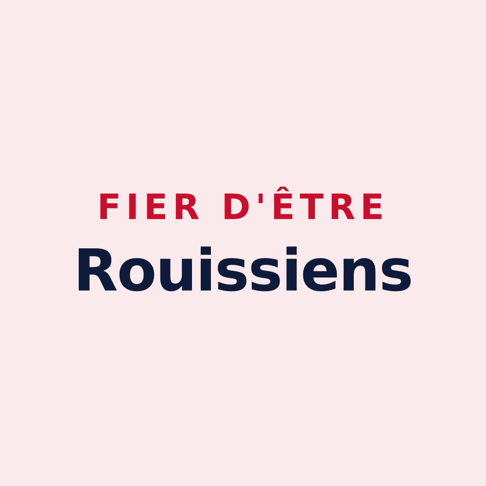 Magnet « Fier d'être Rouissiens » — design pour Rouy-le-Petit
