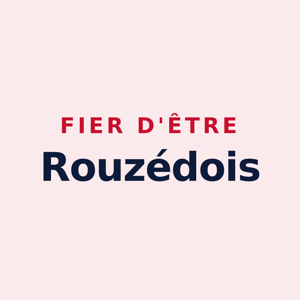 Magnet « Fier d'être Rouzédois » — design pour Rouzède