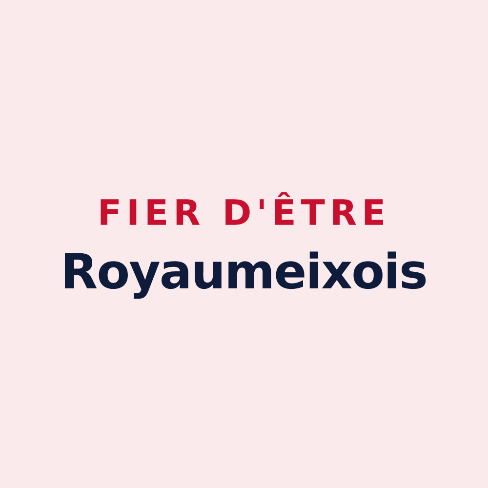 Magnet « Fier d'être Royaumeixois » — design pour Royaumeix
