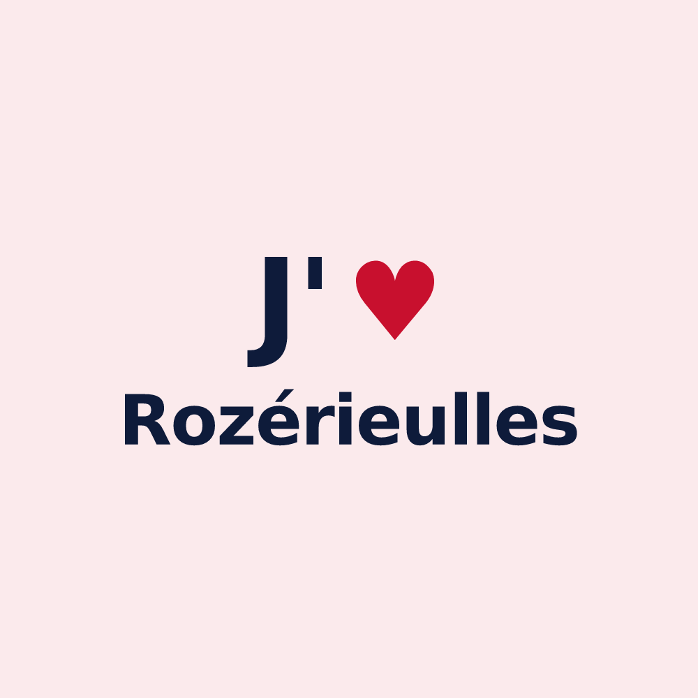 Magnet personnalisé Rozérieulles — design J'aime Rozérieulles