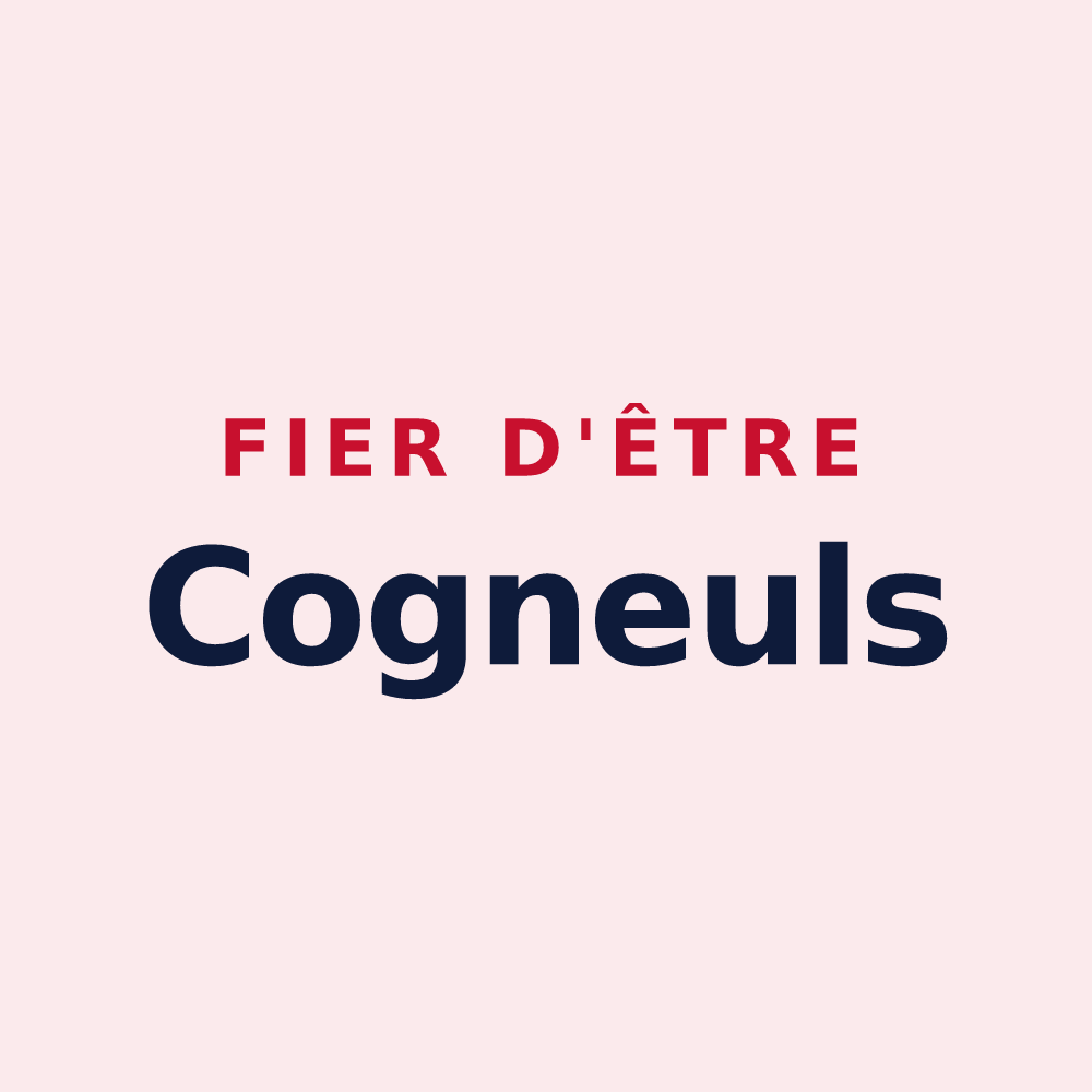Magnet « Fier d'être Cogneuls » — design pour Rozérieulles
