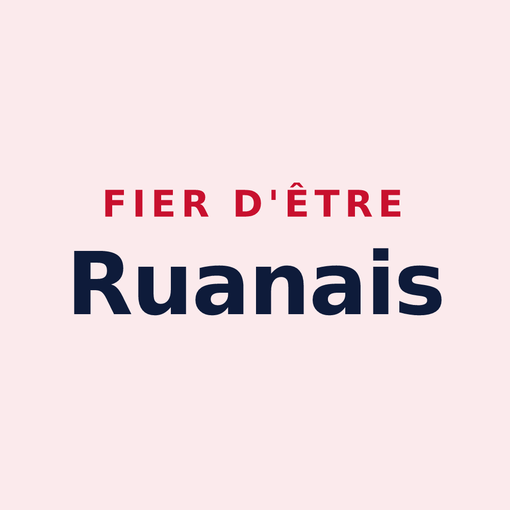 Magnet « Fier d'être Ruanais » — design pour Ruan