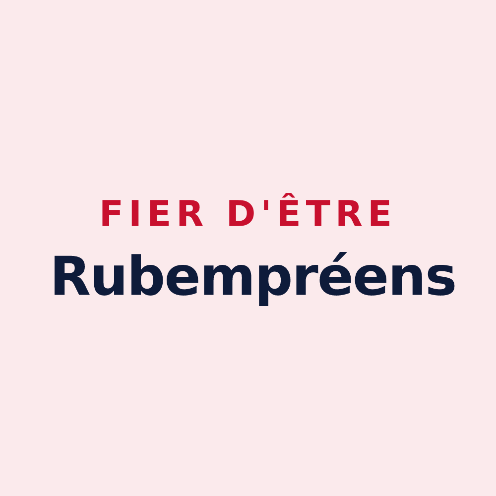 Magnet « Fier d'être Rubempréens » — design pour Rubempré