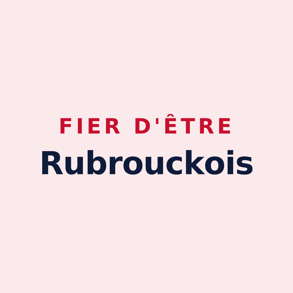 Magnet « Fier d'être Rubrouckois » — design pour Rubrouck