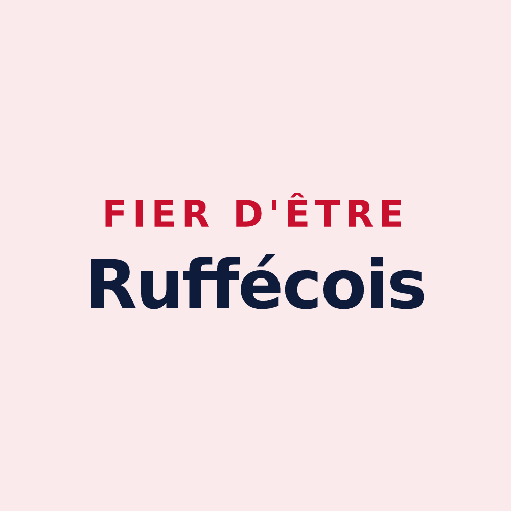 Magnet « Fier d'être Ruffécois » — design pour Ruffec