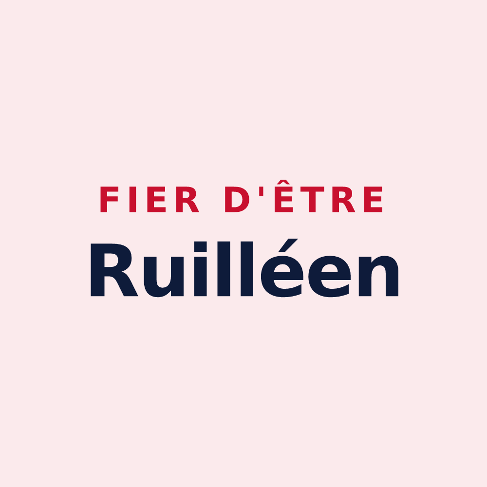 Magnet « Fier d'être Ruilléen » — design pour Ruillé-en-Champagne