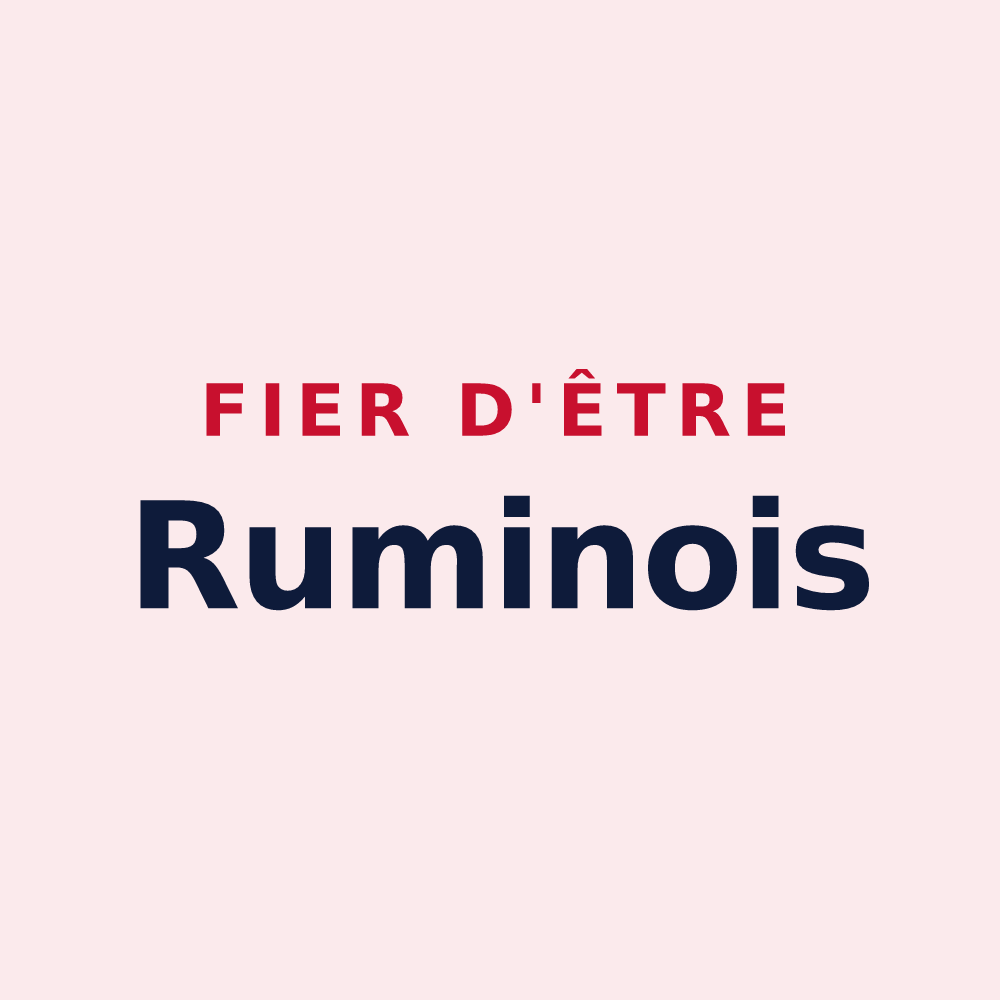 Magnet « Fier d'être Ruminois » — design pour Rumigny