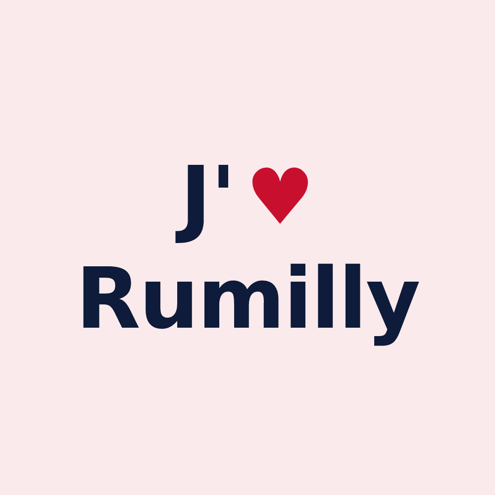 Magnet personnalisé Rumilly — design J'aime Rumilly