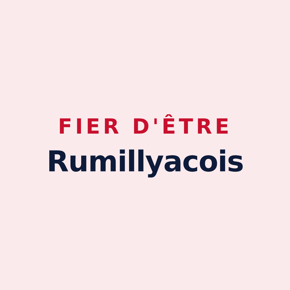 Magnet « Fier d'être Rumillyacois » — design pour Rumilly