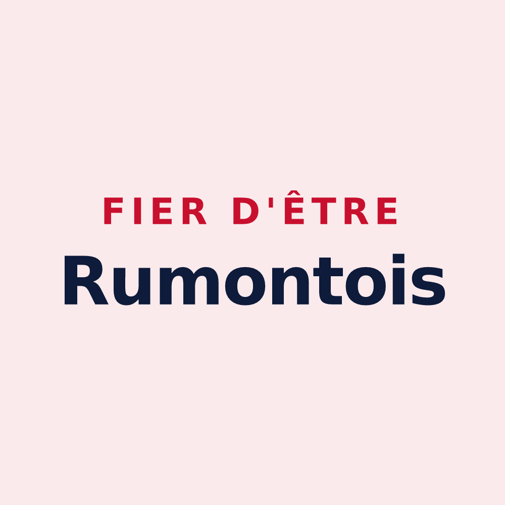 Magnet « Fier d'être Rumontois » — design pour Rumont