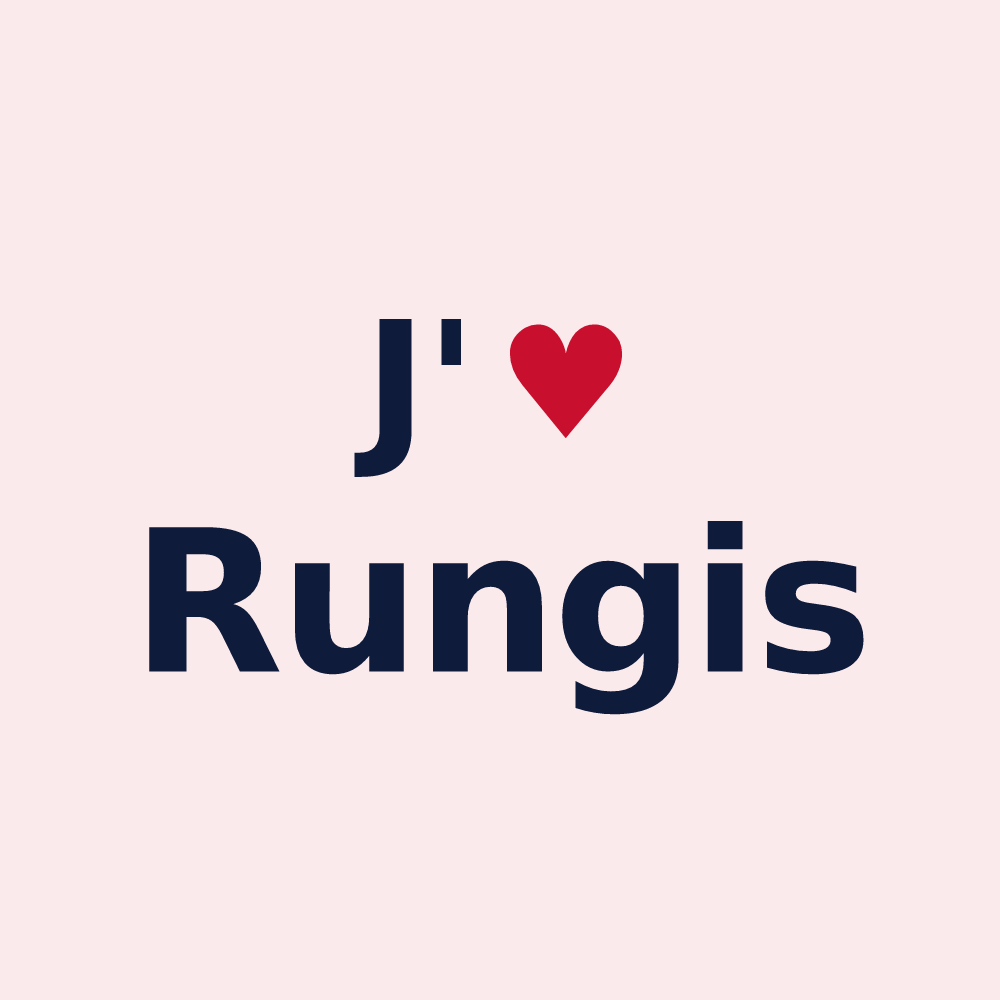 Magnet personnalisé Rungis — design J'aime Rungis