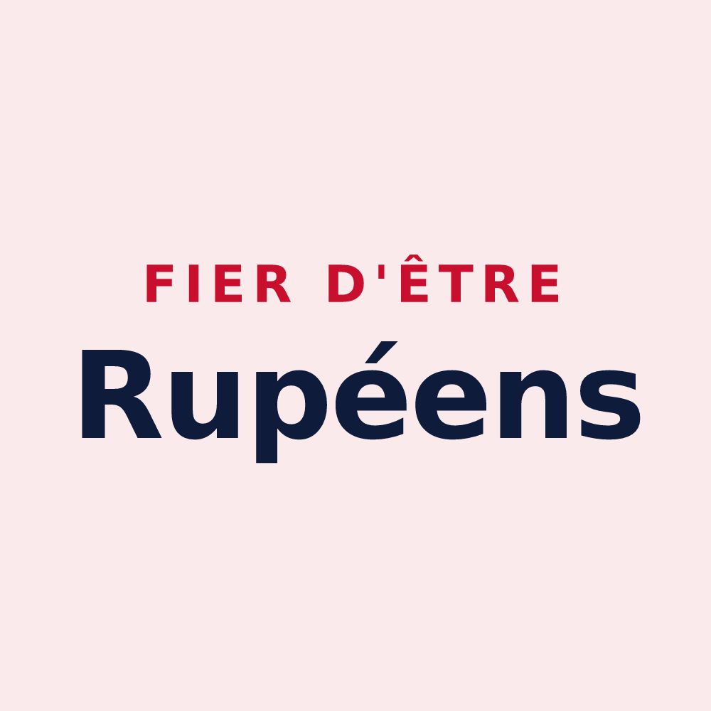 Magnet « Fier d'être Rupéens » — design pour Rupt