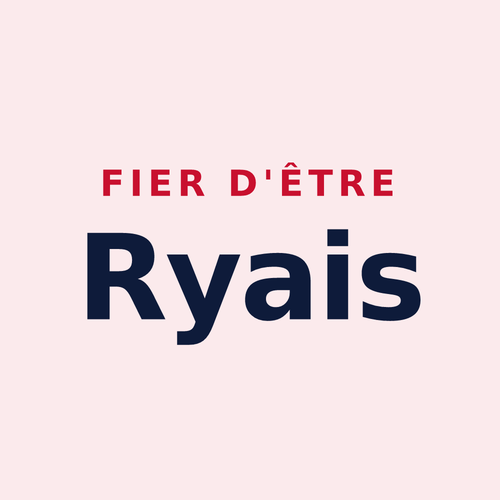 Magnet « Fier d'être Ryais » — design pour Ry
