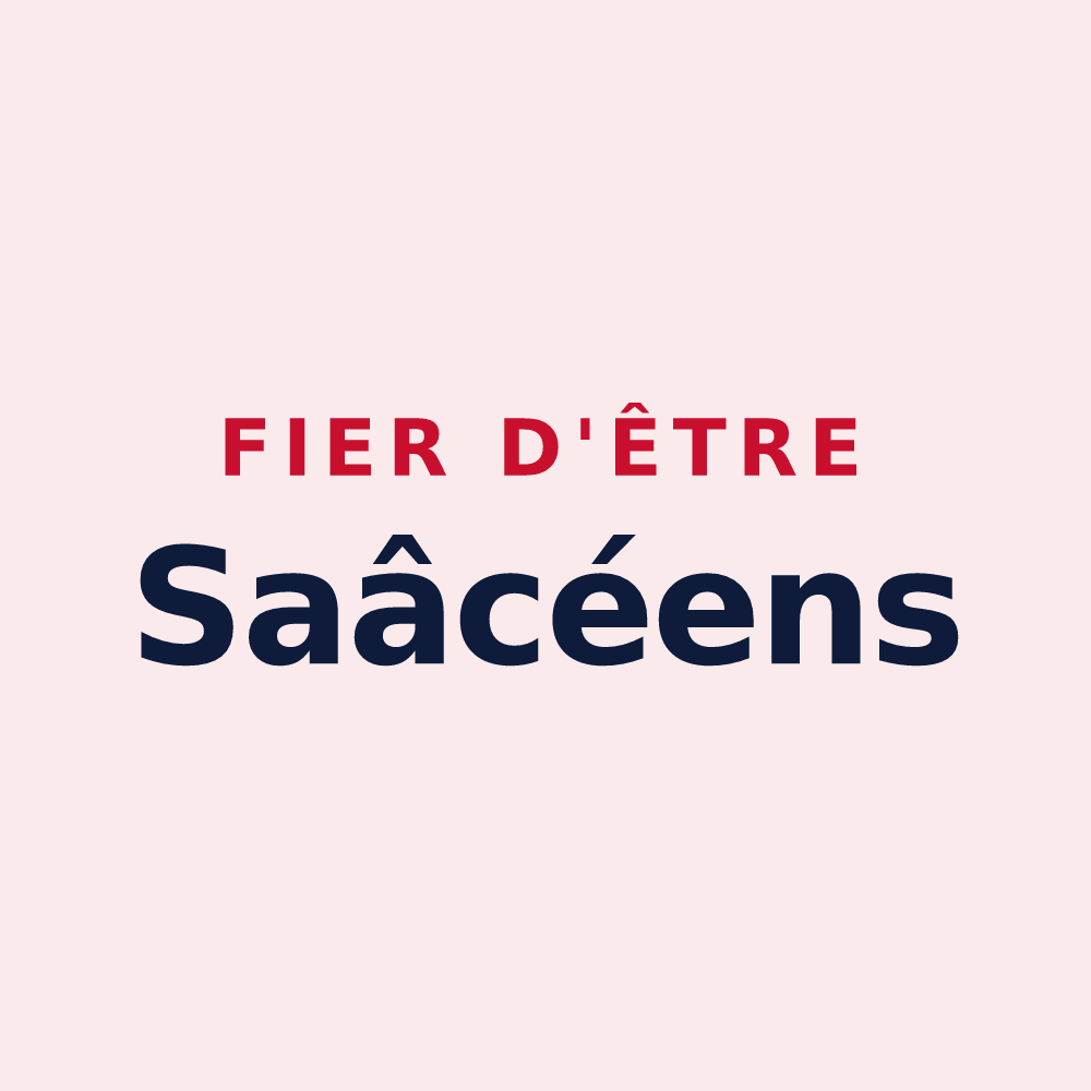 Magnet « Fier d'être Saâcéens » — design pour Saâcy-sur-Marne