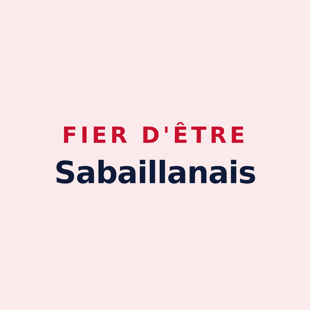 Magnet « Fier d'être Sabaillanais » — design pour Sabaillan