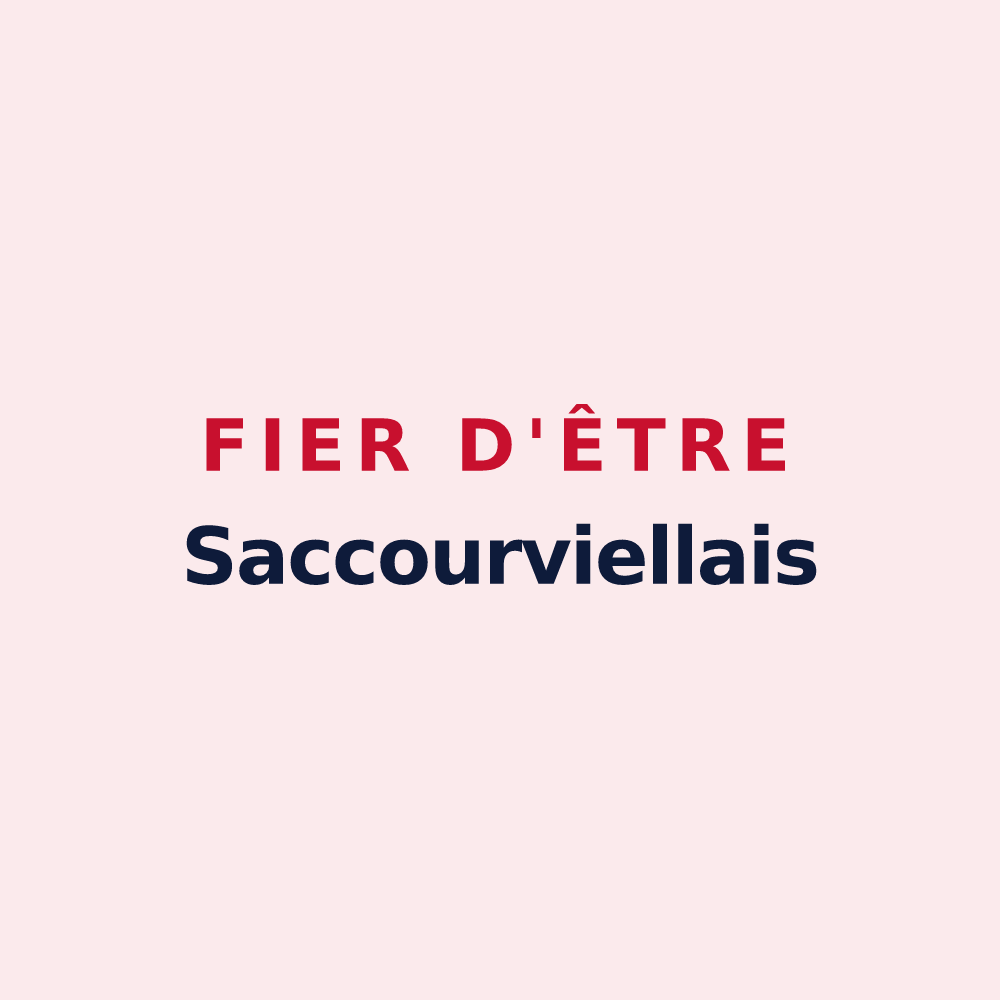 Magnet « Fier d'être Saccourviellais » — design pour Saccourvielle