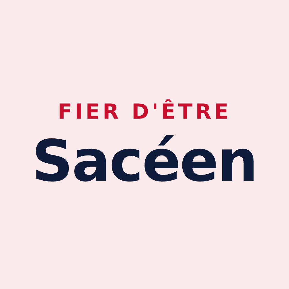 Magnet « Fier d'être Sacéen » — design pour Sacé