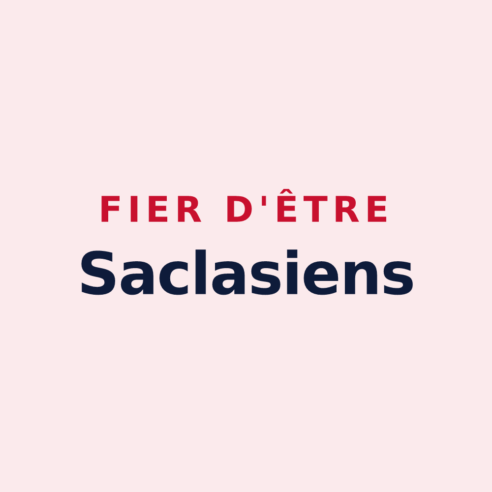 Magnet « Fier d'être Saclasiens » — design pour Saclas