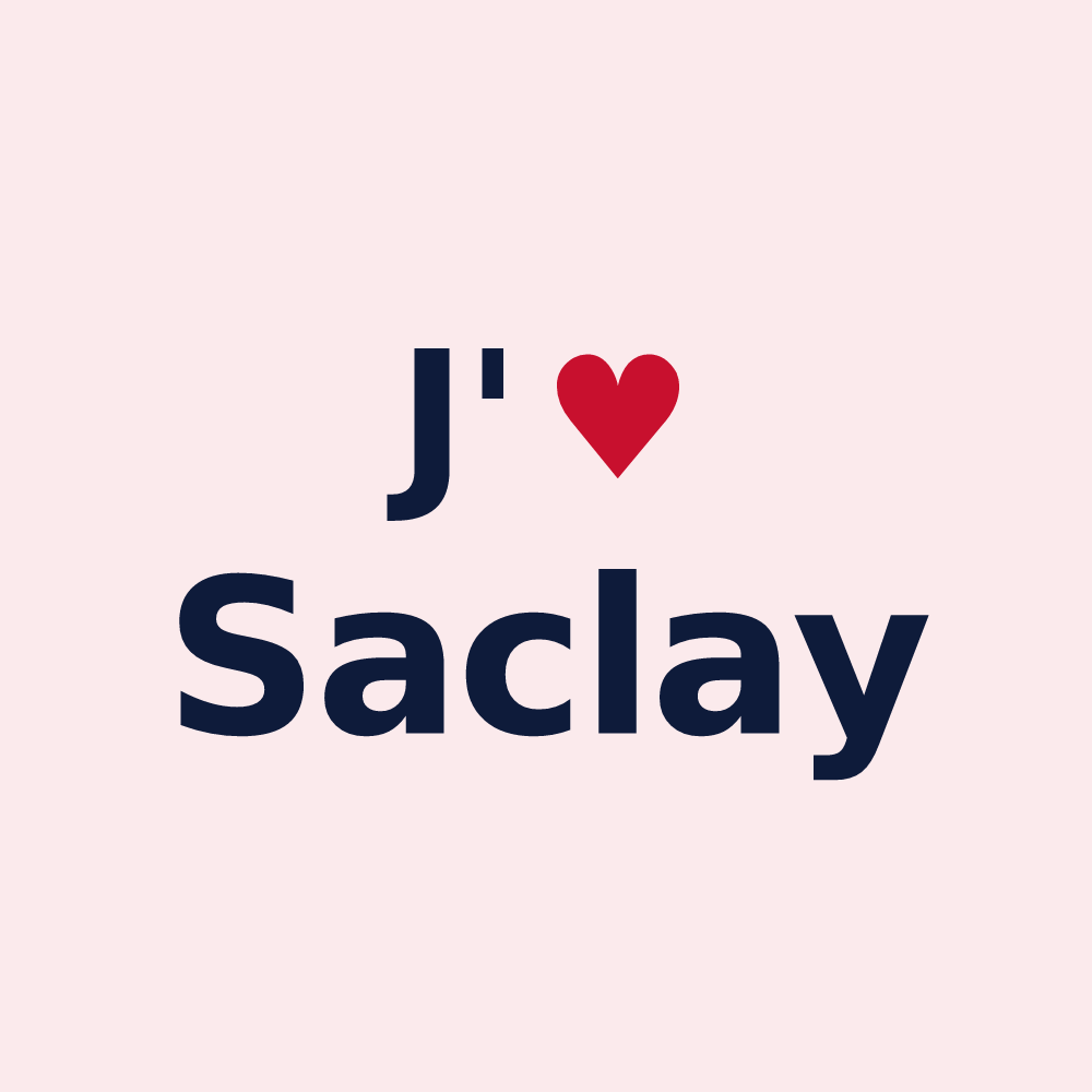 Magnet personnalisé Saclay — design J'aime Saclay