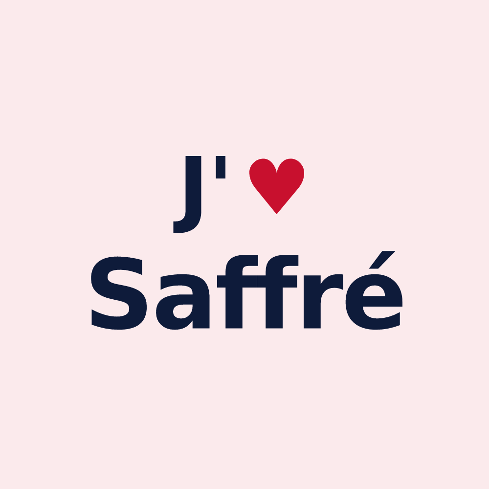 Magnet personnalisé Saffré — design J'aime Saffré