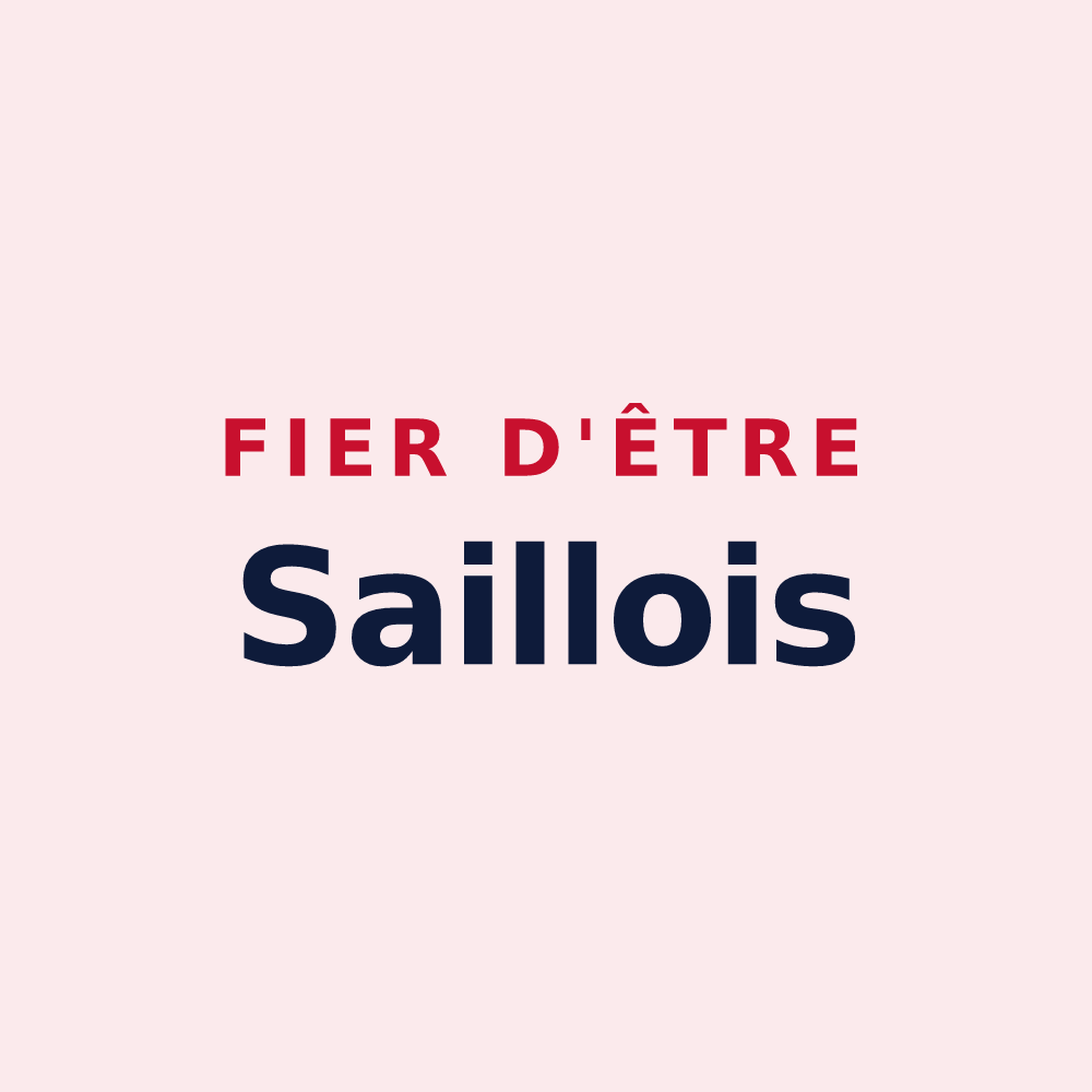 Magnet « Fier d'être Saillois » — design pour Sail-les-Bains