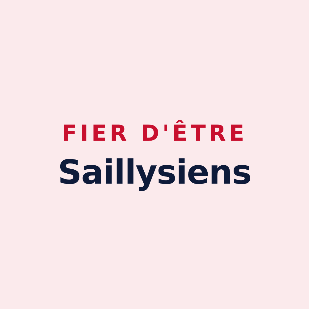 Magnet « Fier d'être Saillysiens » — design pour Sailly-lez-Lannoy