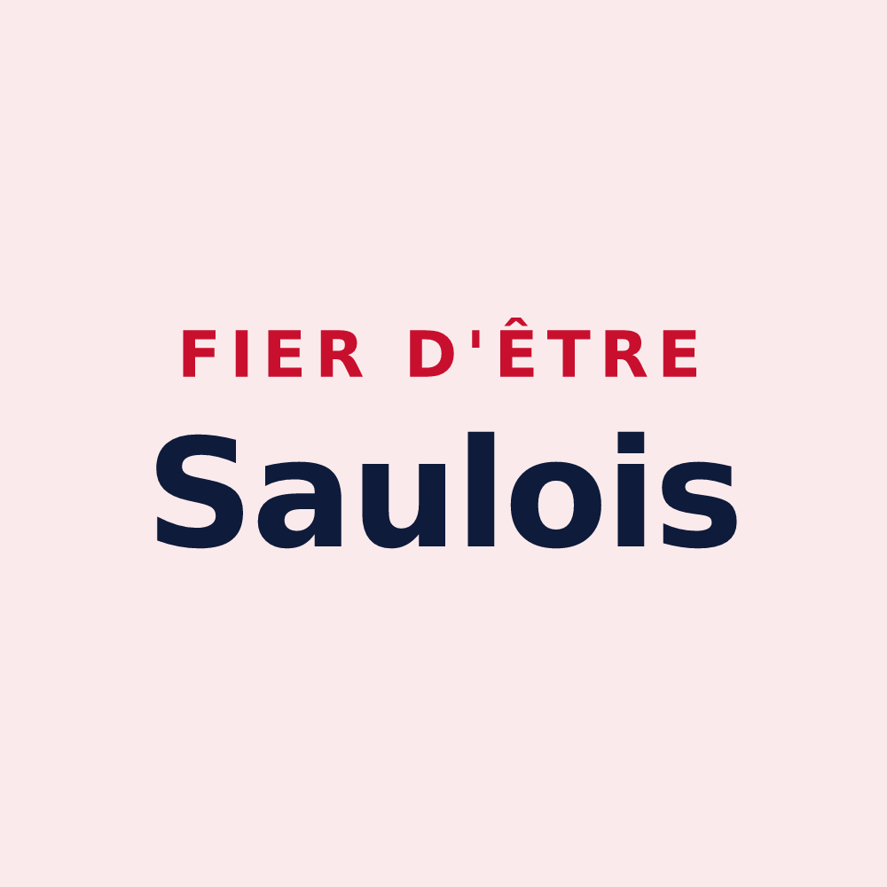 Magnet « Fier d'être Saulois » — design pour Sailly