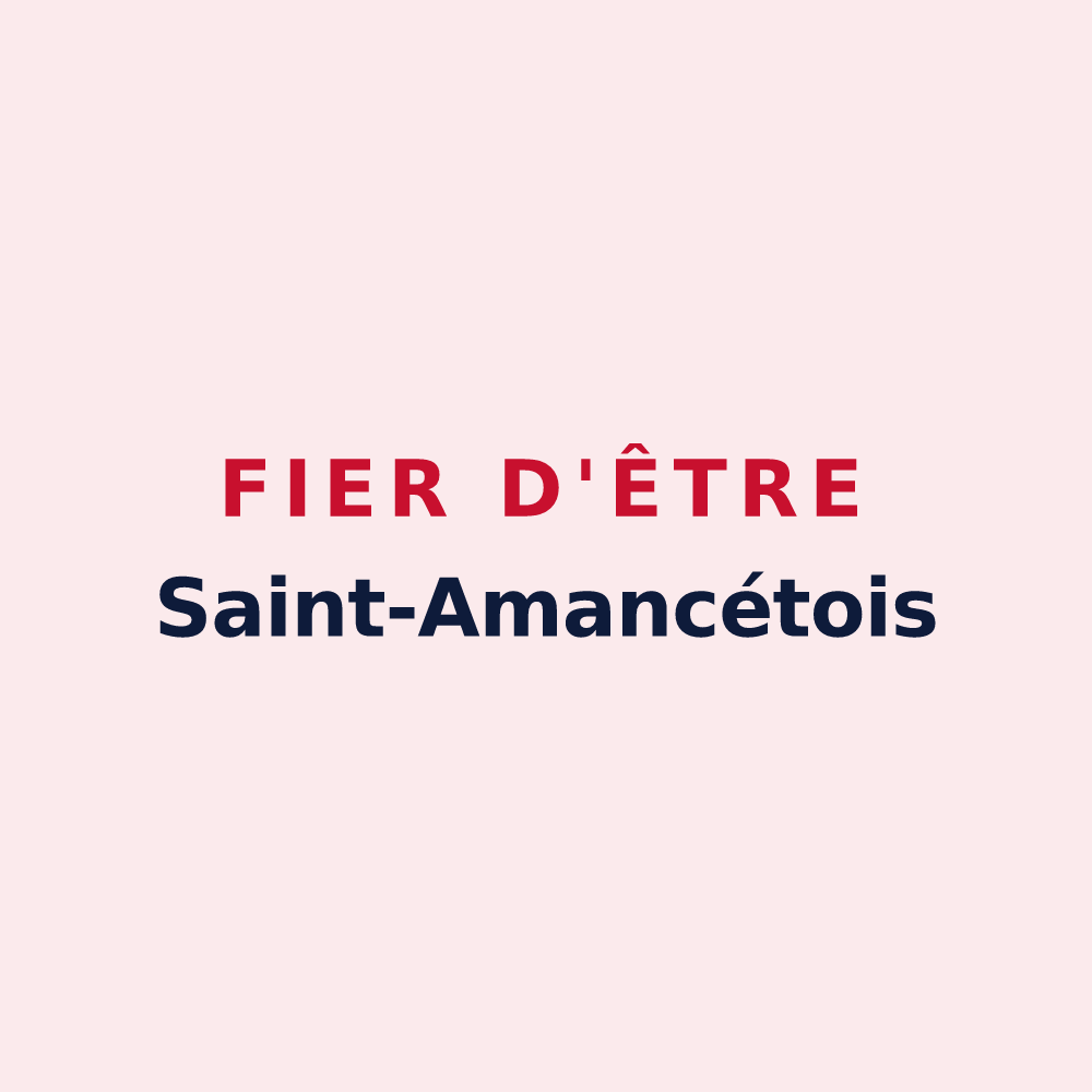 Magnet « Fier d'être Saint-Amancétois » — design pour Saint-Amancet