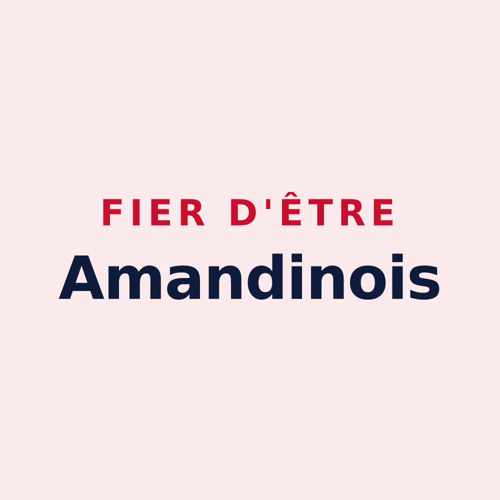 Magnet « Fier d'être Amandinois » — design pour Saint-Amand-les-Eaux