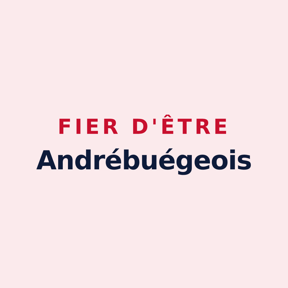 Magnet « Fier d'être Andrébuégeois » — design pour Saint-André-de-Buèges
