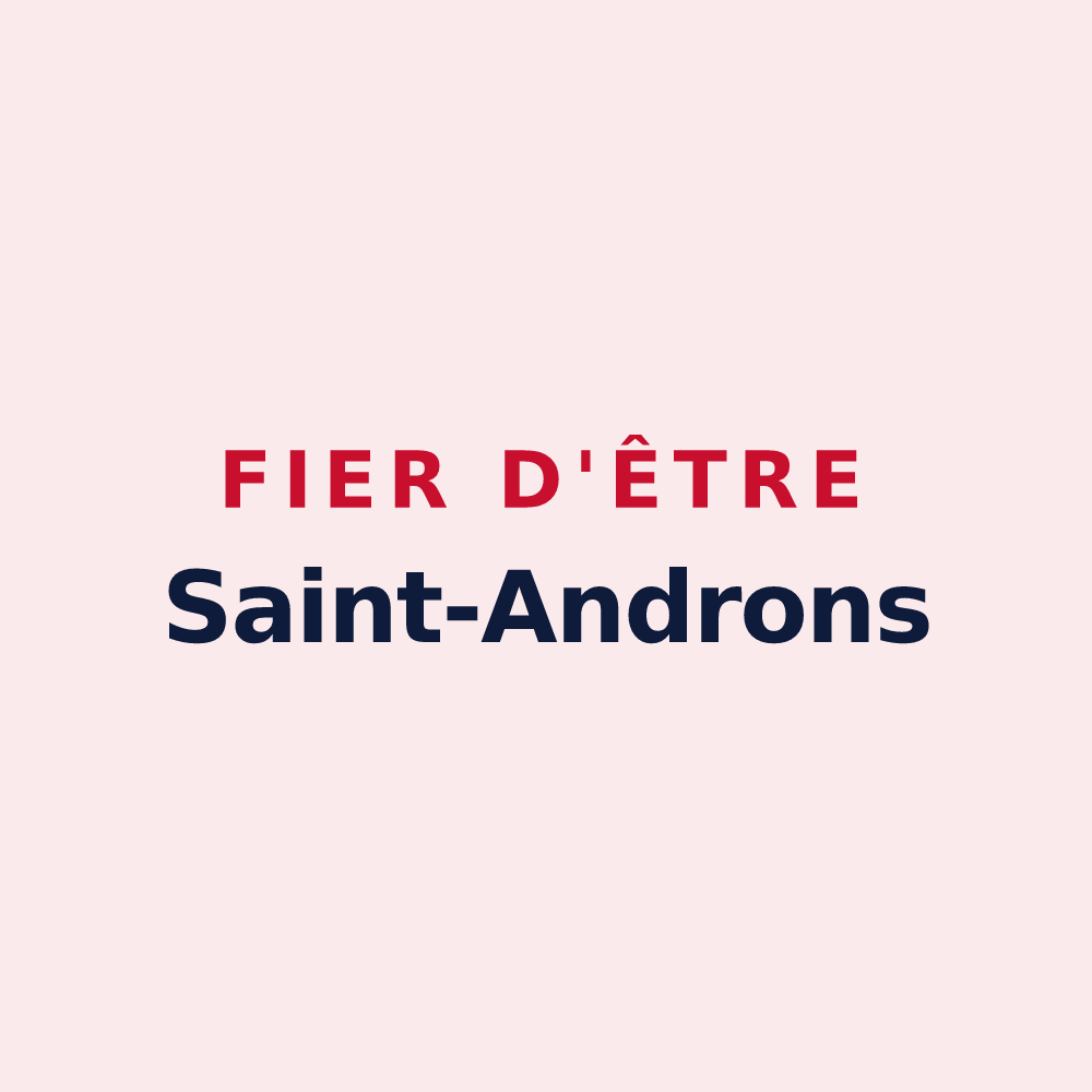Magnet « Fier d'être Saint-Androns » — design pour Saint-André-de-Lidon