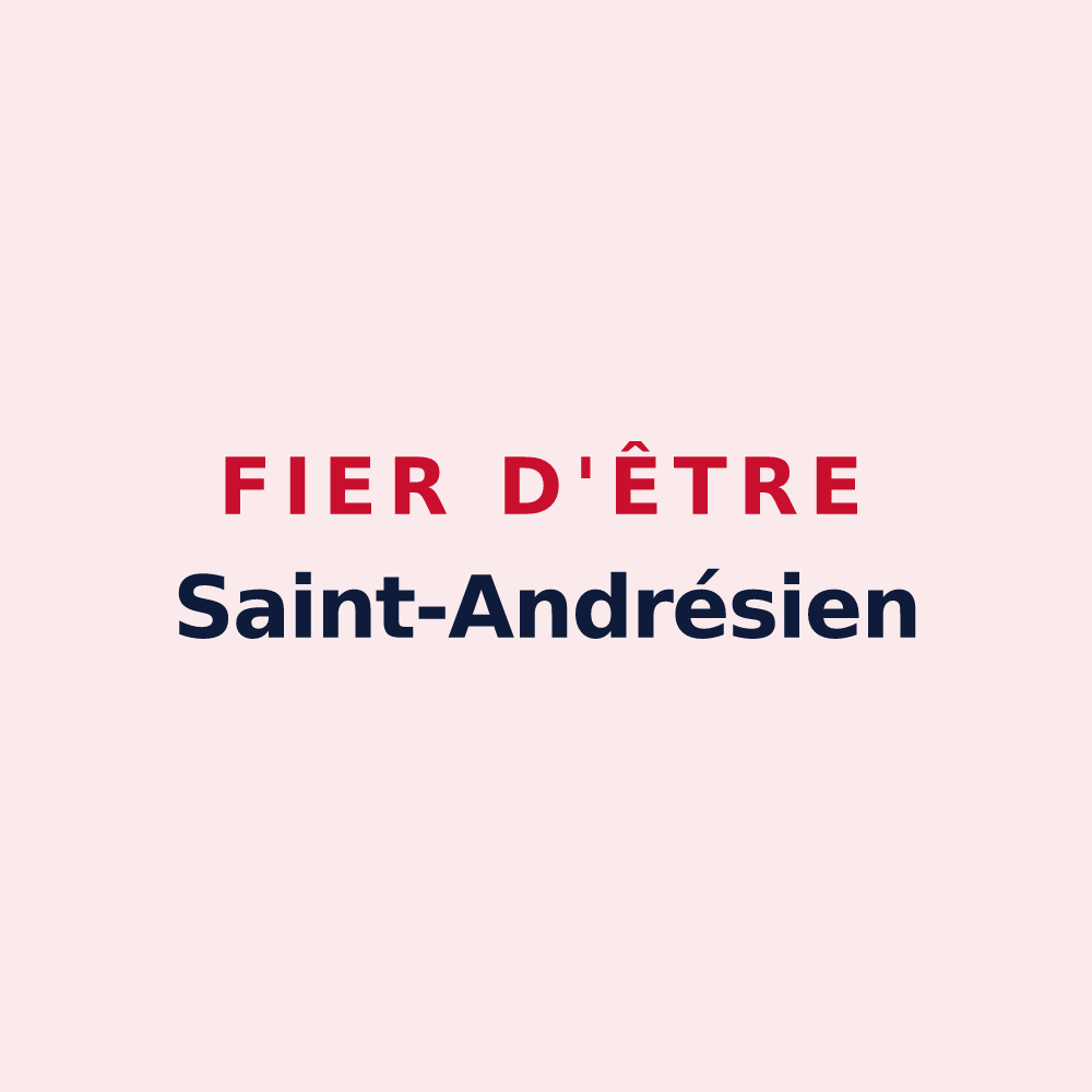 Magnet « Fier d'être Saint-Andrésien » — design pour Saint-André-de-Seignanx