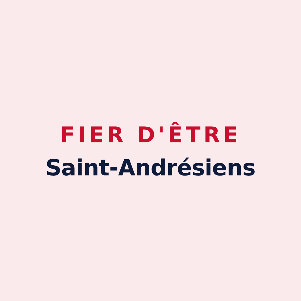 Magnet « Fier d'être Saint-Andrésiens » — design pour Saint-André-sur-Sèvre